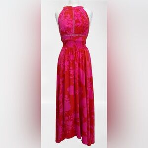 Petal & Pup Pink Floral Maxi Dress